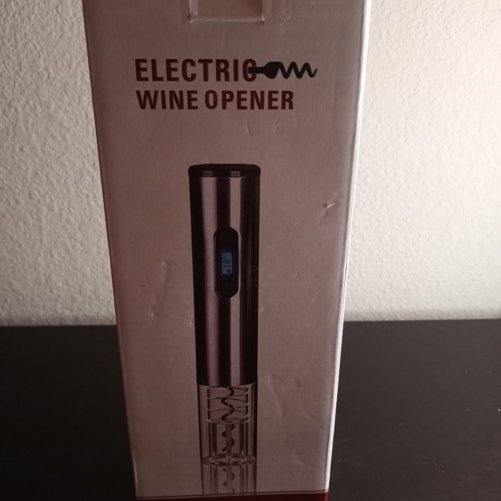 Rohs Electric Wine Opener Stainless Steel NEW IN BOX